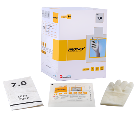 Protiex Latex Sterile Surgical Gloves (Powdered)-image